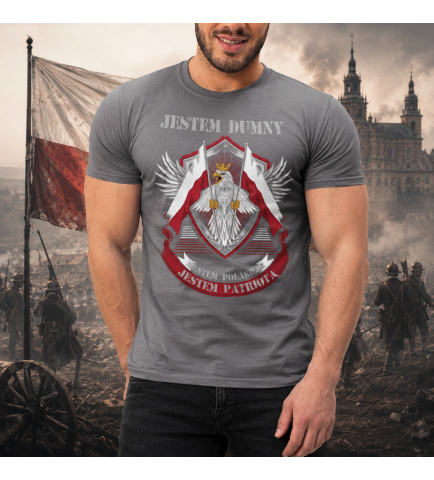 KOSZULKA PATRIOTYCZNI JESTEM DUMNY